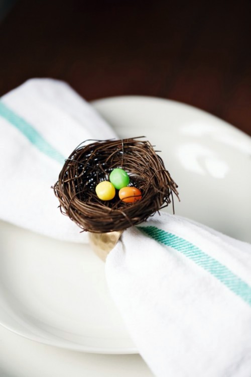 Easily tinker cute napkin ring - Easter Decoration Easily tinker cute napkin ring - Easter Decoration