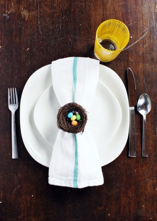 Easily tinker cute napkin ring - Easter Decoration Easily tinker cute napkin ring - Easter Decoration