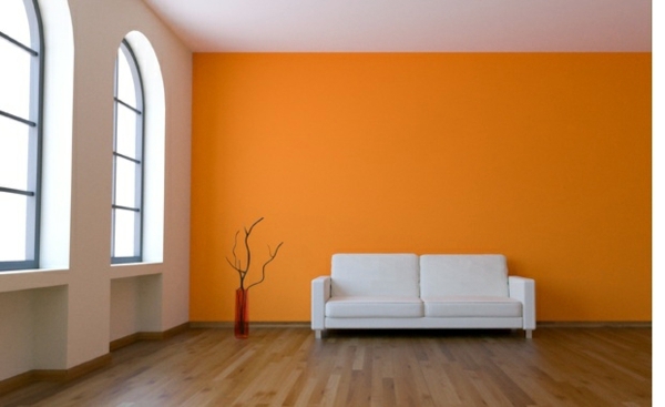 Painting walls - ideas for the living room