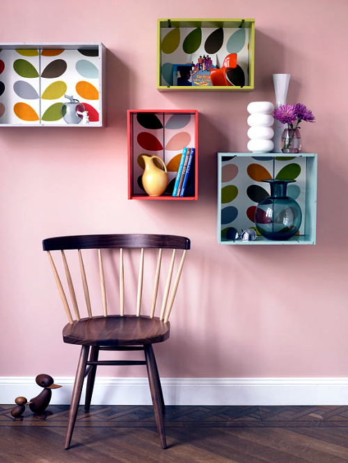 10 Decoration Ideas - furniture made of natural wood in bright colors