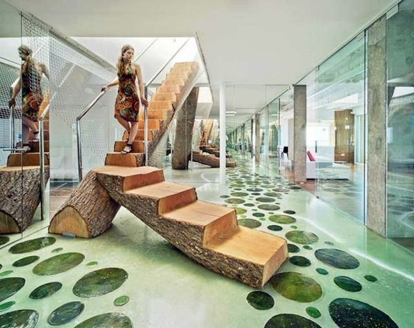 101 modern stairs appear as an eye-catcher in your home