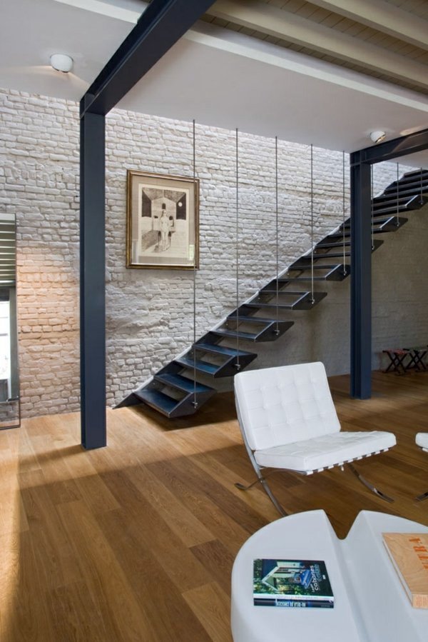 101 modern stairs appear as an eye-catcher in your home