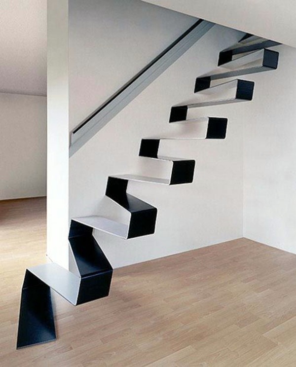 101 modern stairs appear as an eye-catcher in your home
