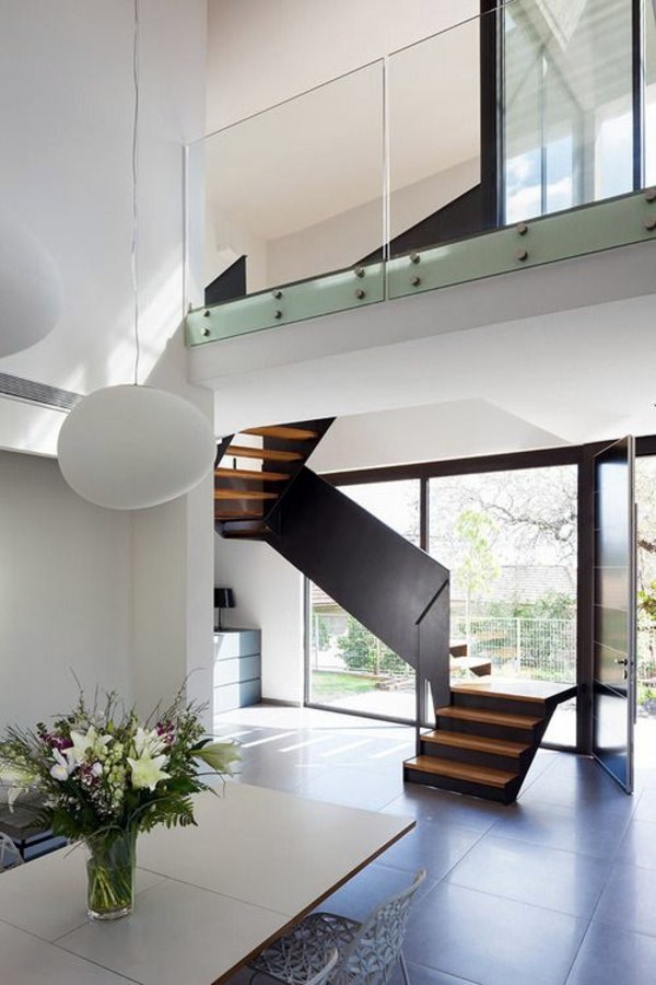 101 modern stairs appear as an eye-catcher in your home