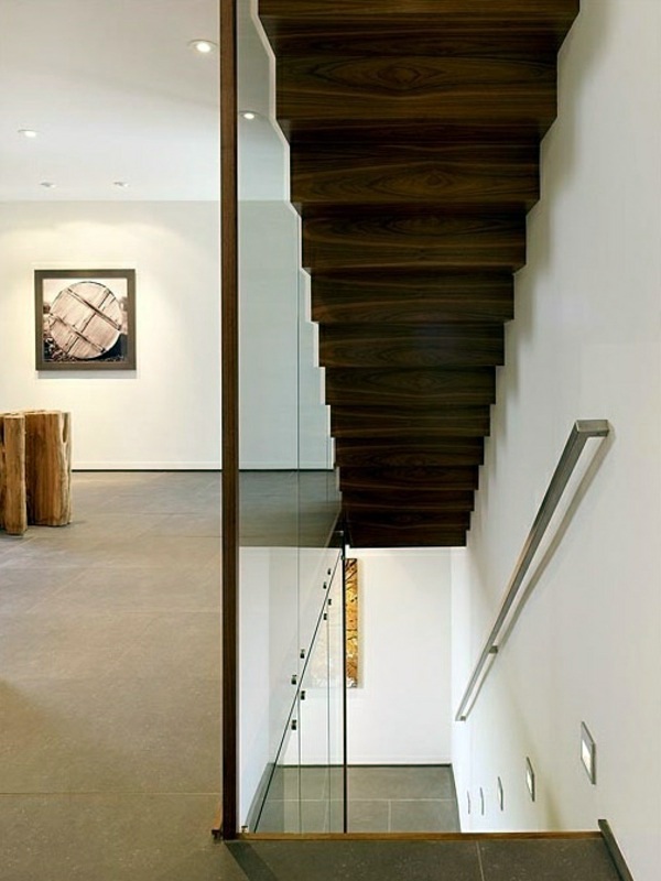 101 modern stairs appear as an eye-catcher in your home