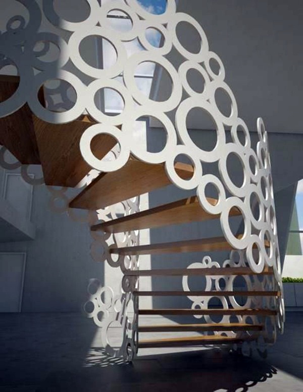 101 modern stairs appear as an eye-catcher in your home