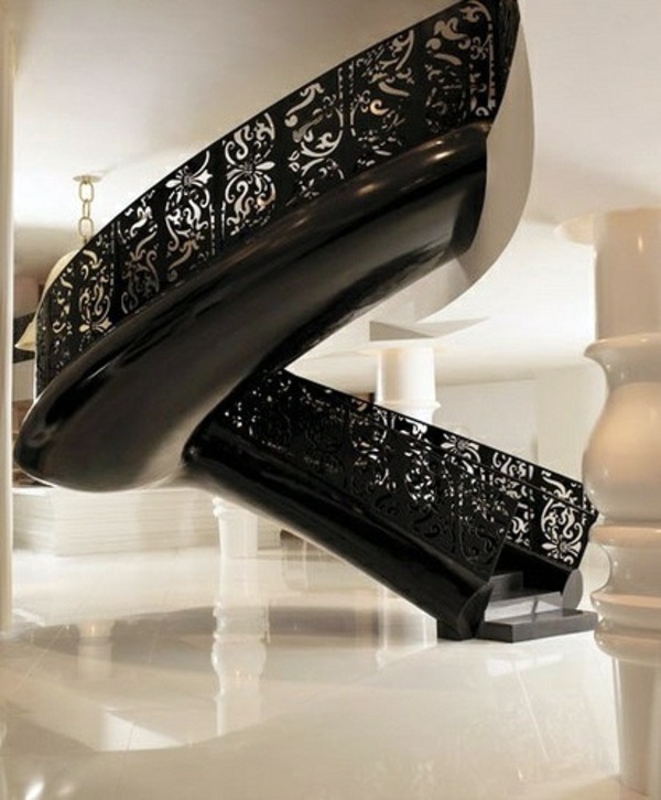 101 modern stairs appear as an eye-catcher in your home
