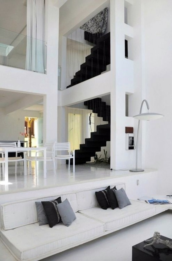 101 modern stairs appear as an eye-catcher in your home
