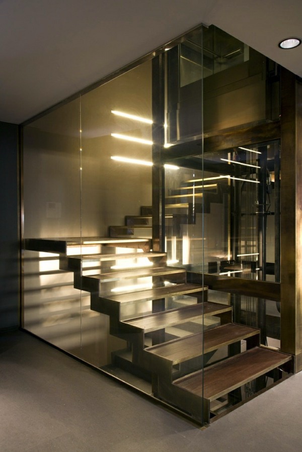 101 modern stairs appear as an eye-catcher in your home