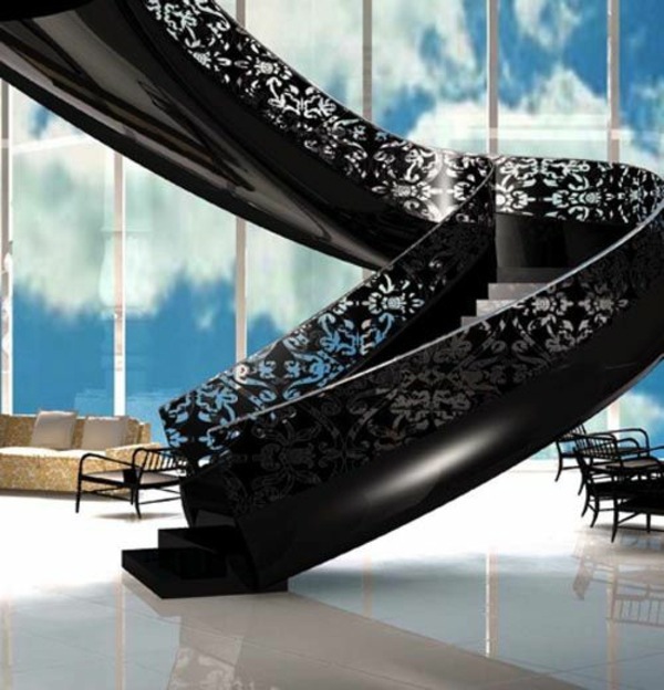 101 modern stairs appear as an eye-catcher in your home