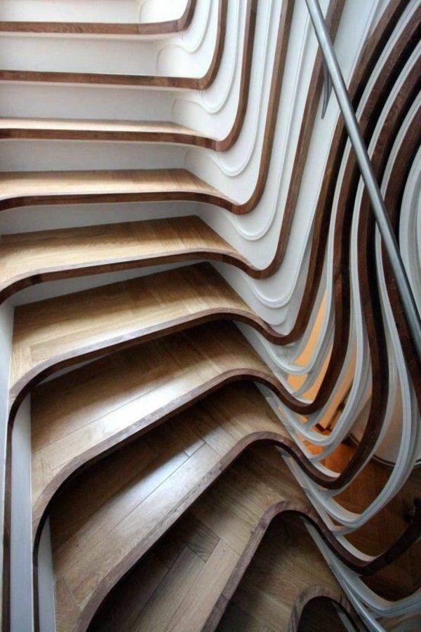 101 modern stairs appear as an eye-catcher in your home