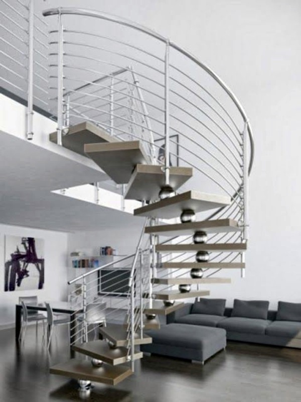 101 modern stairs appear as an eye-catcher in your home
