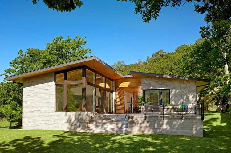 Moderne Architektur - Think about a holiday in America, look at this holiday home in Texas