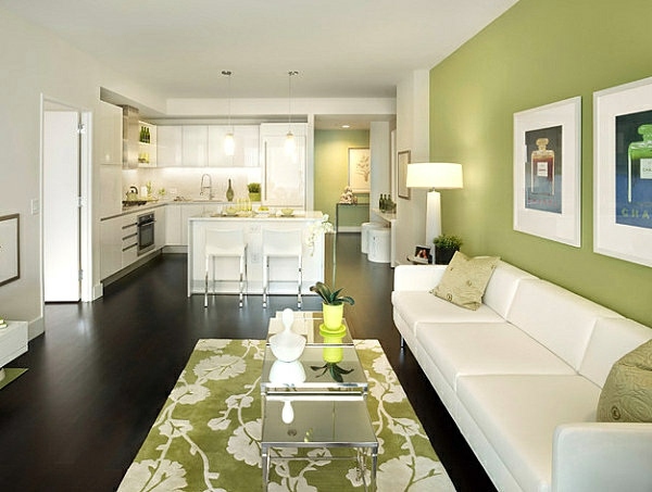 Wall Color Olive Green Relaxes The Senses And Fights Against