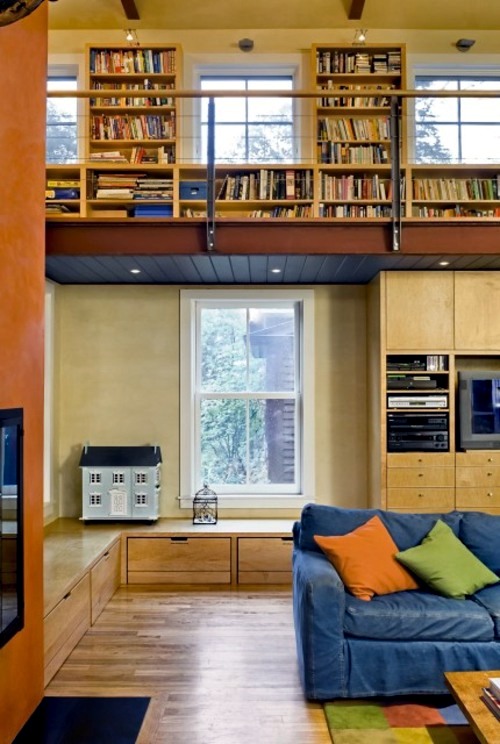 Cool ideas for home library layout - furnishing solutions