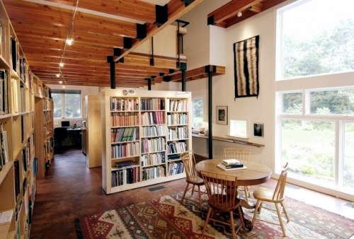 Cool ideas for home library layout - furnishing solutions