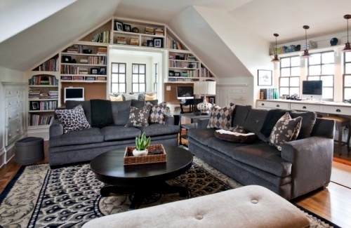 Cool ideas for home library layout - furnishing solutions