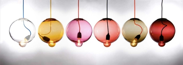 Meltdown ball lamp stained glass by Johan Lindstén Meltdown ball lamp stained glass by Johan Lindstén