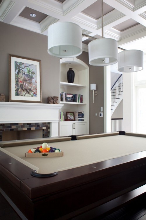 10 Billiard Room Decoration Ideas, Pool Table Lights Ideas