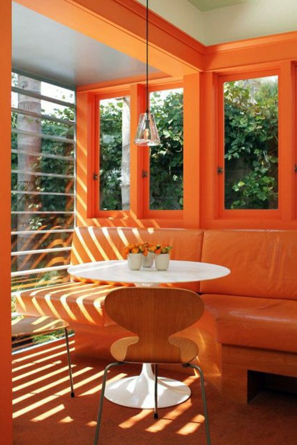Paint walls - paint ideas for orange wall design ...