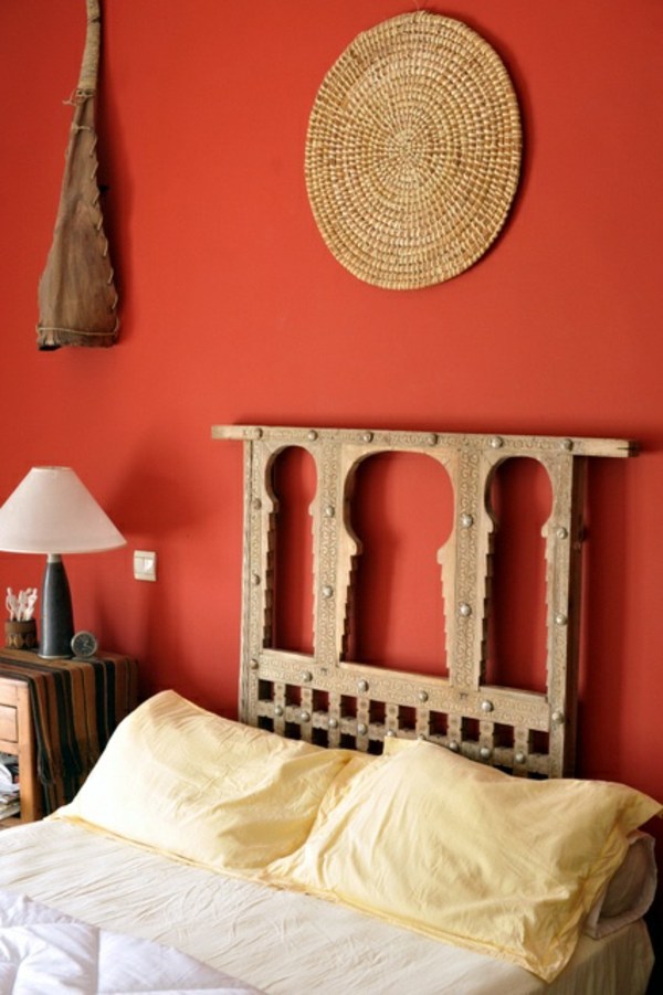 Paint walls - paint ideas for orange wall design