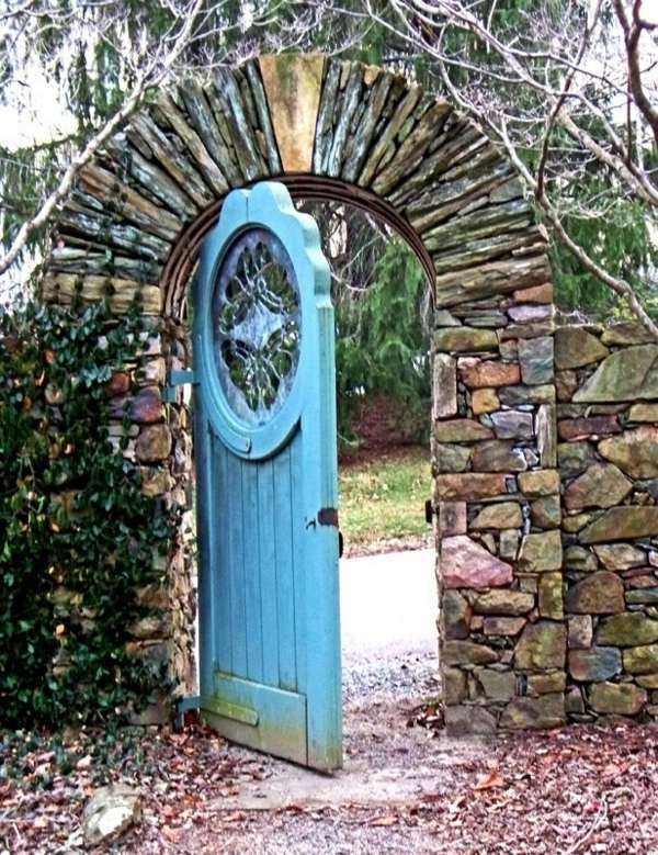Landscaping with stones represents eternity