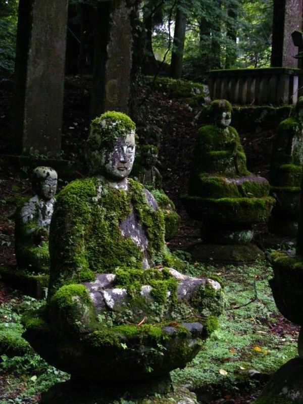 Landscaping with stones represents eternity