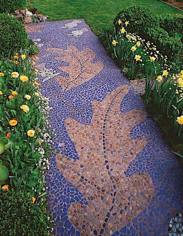 Landscaping with stones represents eternity