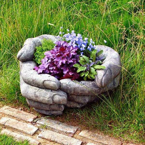 Landscaping with stones represents eternity