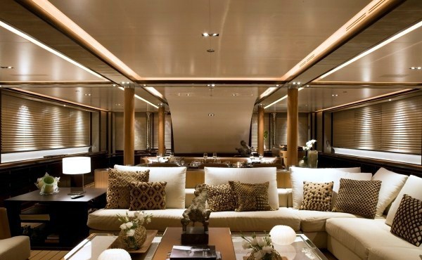 The exclusive luxury yachts of the Interior
