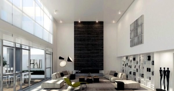 Ideas For ceiling design for rooms with high ceilings
