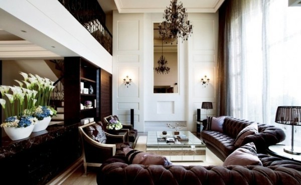 Ideas For ceiling design for rooms with high ceilings