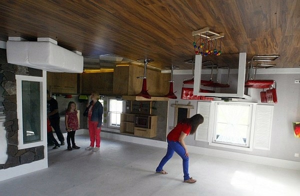 Upside Down House Design in Austria attracts a lot of attention to