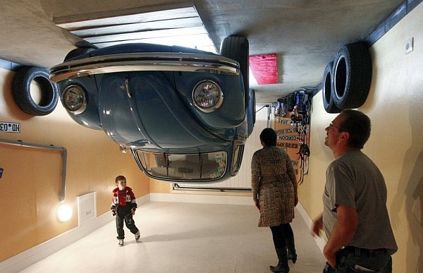 Upside Down House Design in Austria attracts a lot of attention to