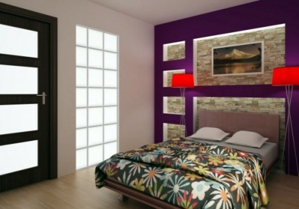 How you could decorate a brick wall behind your bed 31 ideas