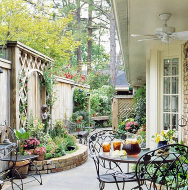 Patio Tour Classic Courtyard With Pond And Fountain Interior