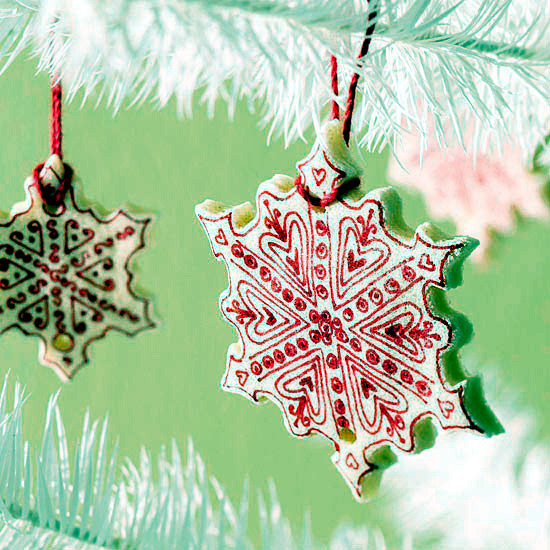 Christmas crafts - easy ideas for Christmas tree ornaments