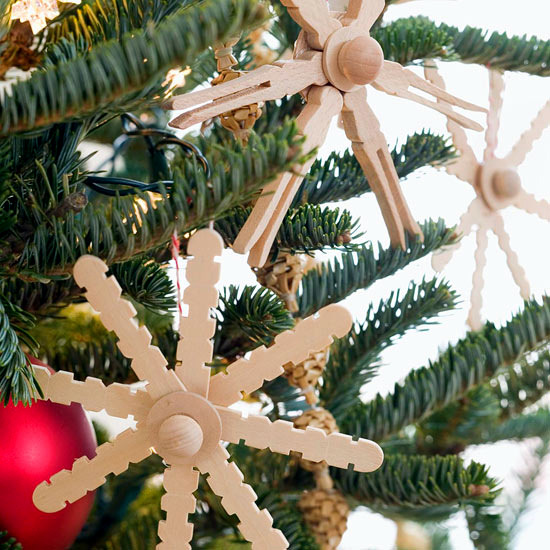 Christmas crafts - easy ideas for Christmas tree ornaments