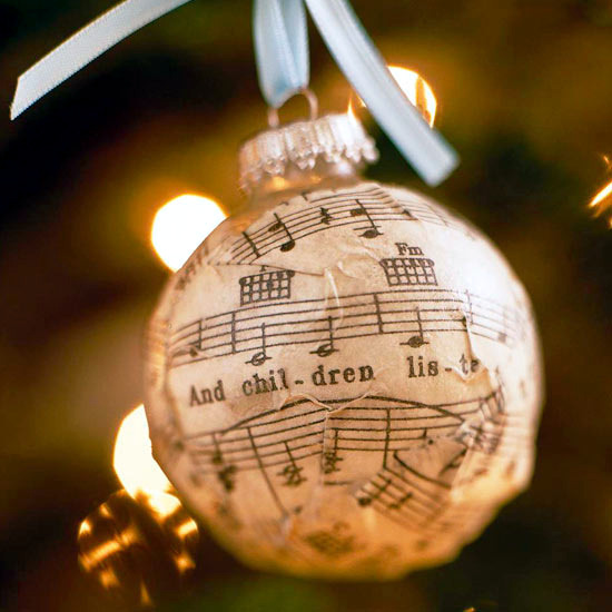 Christmas crafts - easy ideas for Christmas tree ornaments