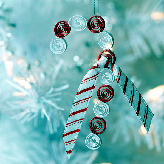 Christmas crafts - easy ideas for Christmas tree ornaments