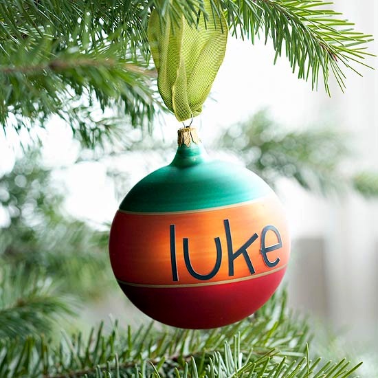 Christmas crafts - easy ideas for Christmas tree ornaments