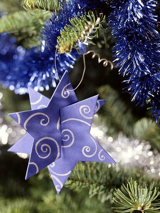 Christmas crafts - easy ideas for Christmas tree ornaments