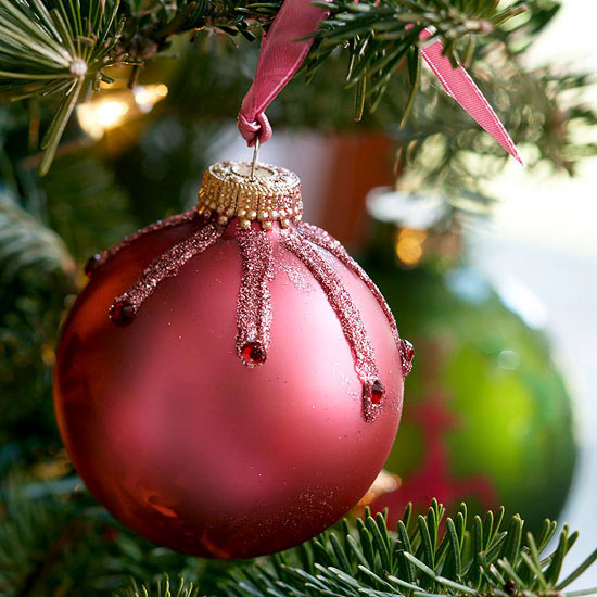Christmas crafts - easy ideas for Christmas tree ornaments