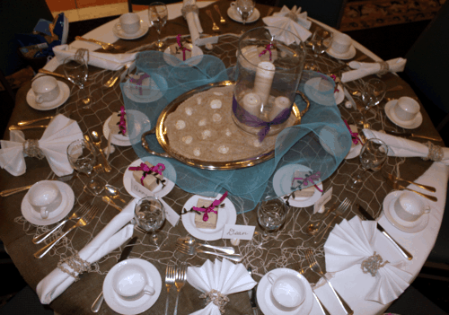 Wedding decoration ideas - enchanting table and Hochzeitssaaldeko