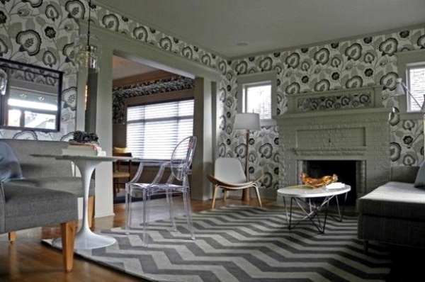 Choose the appropriate color for the living room wallpaper Choose the appropriate color for the living room wallpaper