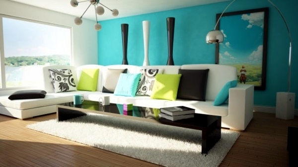Choose the appropriate color for the living room wallpaper