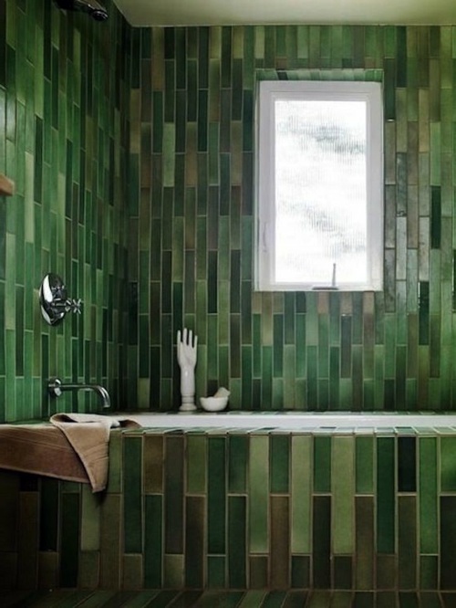 Bathroom feature tiles ideas