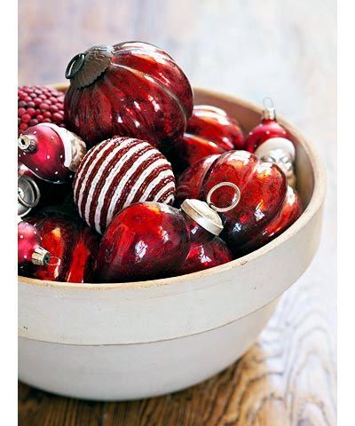 Christmas decoration - Christmas in red and white