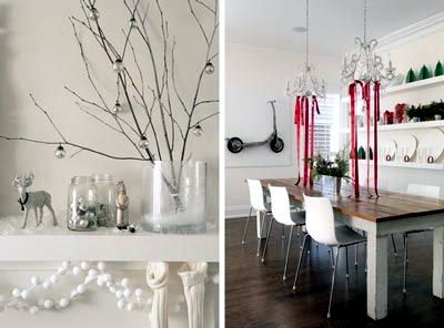Christmas in red and white