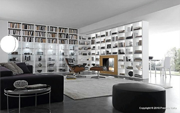 Designer Shelves by Presotto Italia - modern living room Interiors
